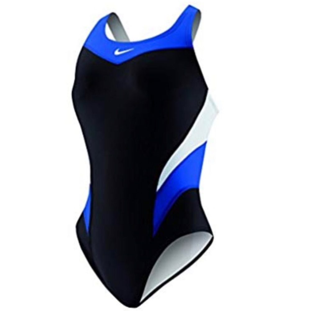Nike Women Victory Color Block Power Back Swimsuit